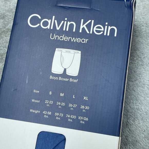 Calvin Klein Boys Boxer Briefs XL 6 Pack Cotton Stretch Tag-Free d0027 - Picture 4 of 7
